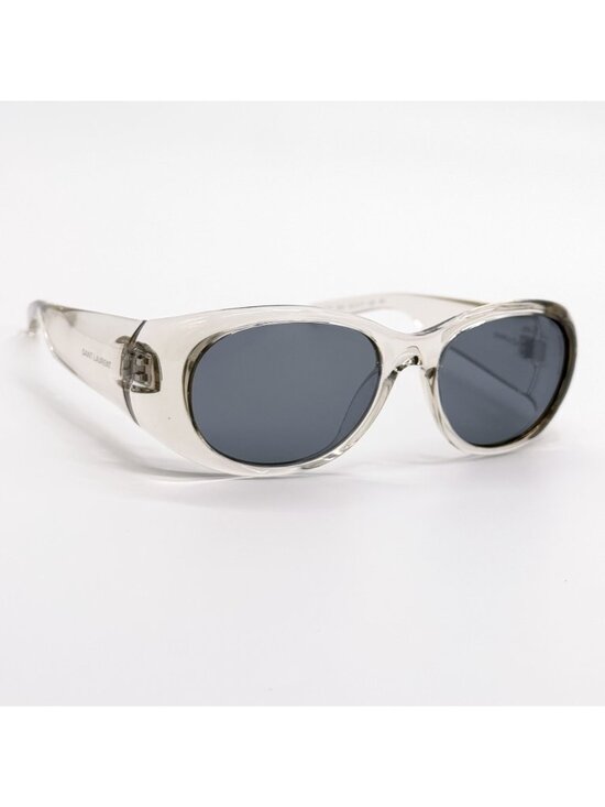 New Saint Laurent Sunglasses SL736 004 Clear Gray Eyewear main image 7